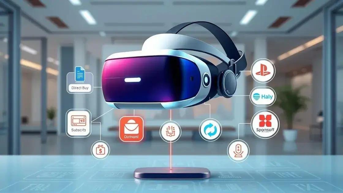 Monetização de aplicativos de realidade virtual