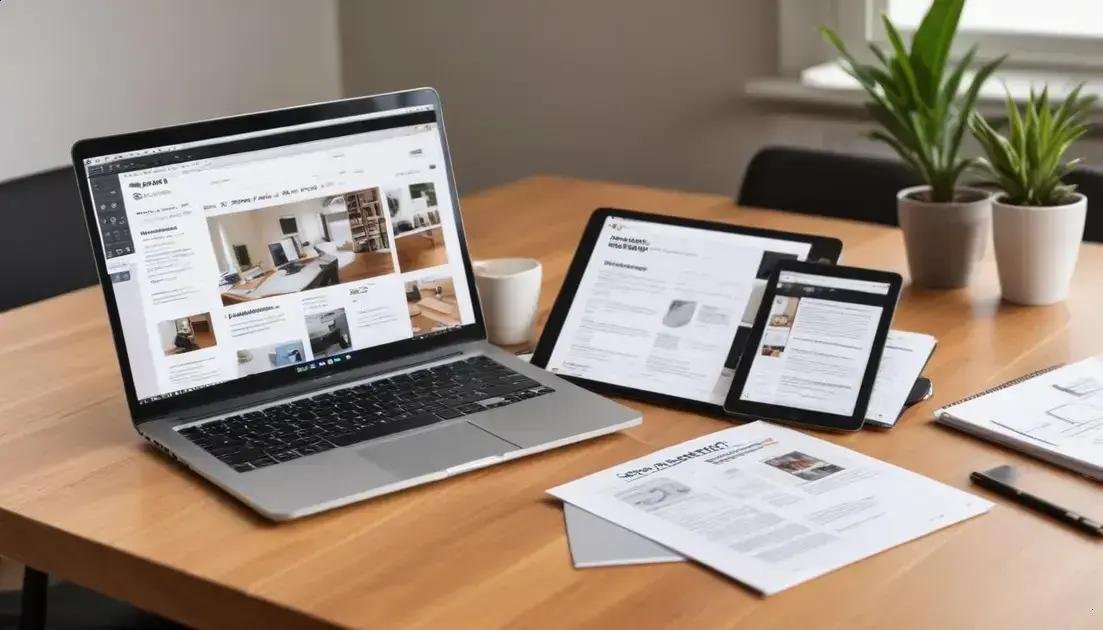 Versões online e PDF: plataformas, SEO e otimização para conversão