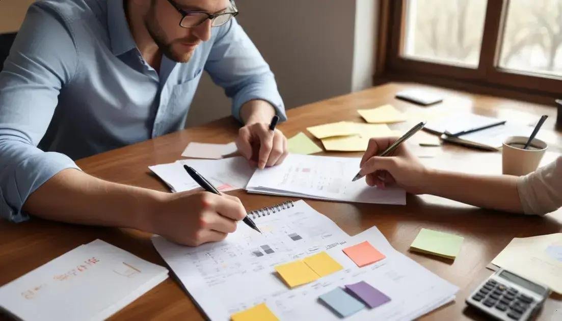 Negociação prática: taxas, revisões e resolução de conflitos